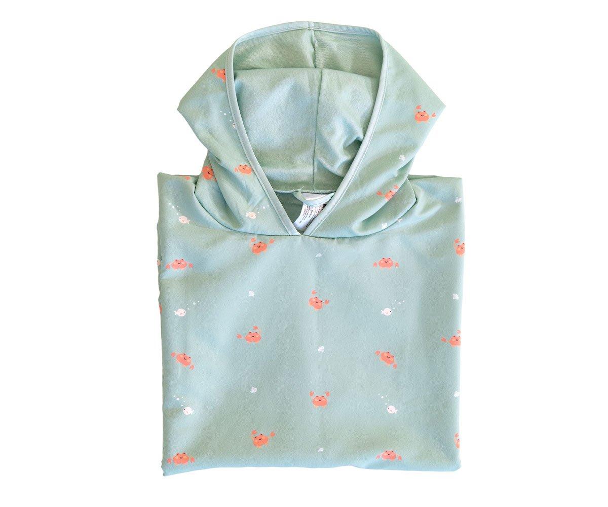 Poncho de Praia Crab Sage | Monneka